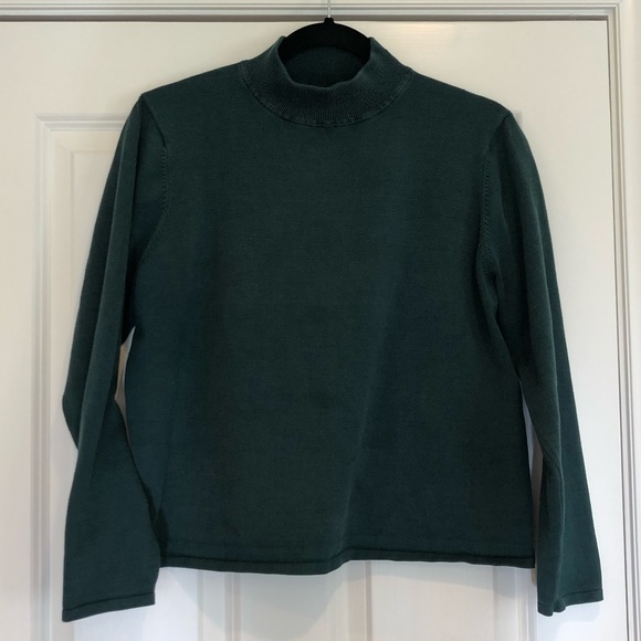 Pendleton mock-neck in forest green, size M - Picture 1 of 1